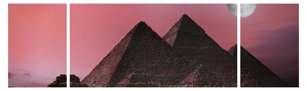 Obraz - Piramidy w Gizie, Egipt (170x50 cm)