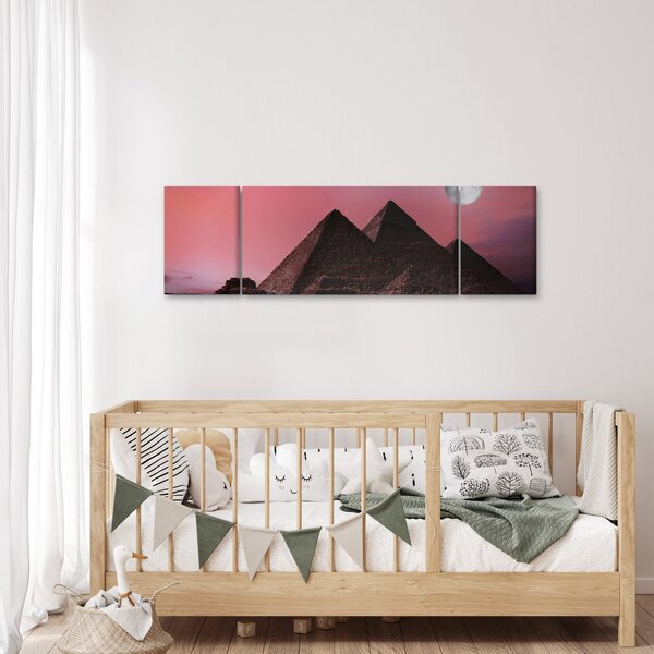 Obraz - Piramidy w Gizie, Egipt (170x50 cm)