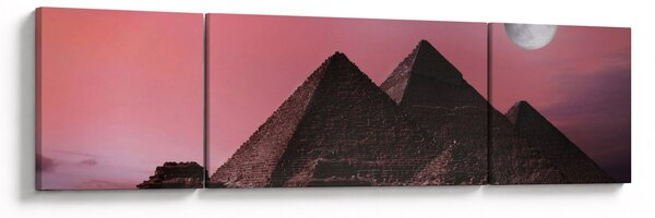 Obraz - Piramidy w Gizie, Egipt (170x50 cm)