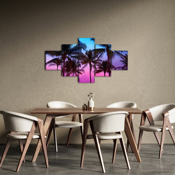 Obraz - Palmy w Miami (125x70 cm)