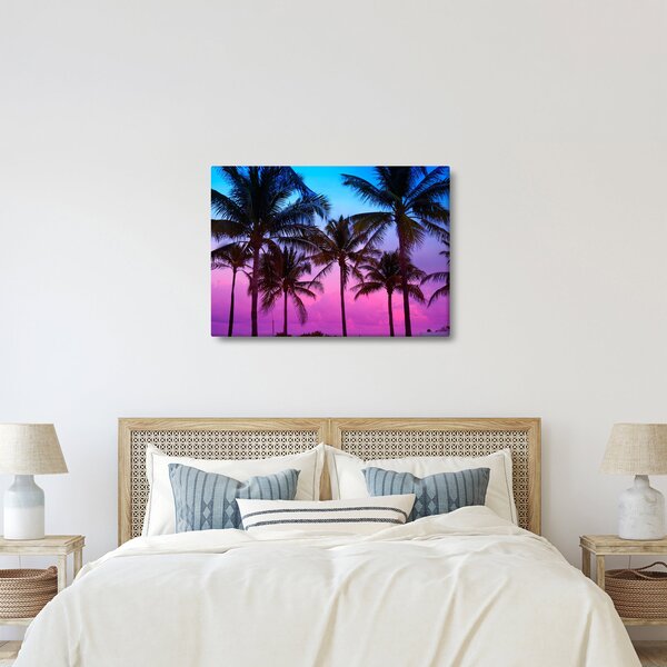 Obraz - Palmy w Miami (70x50 cm)