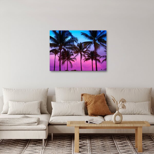 Obraz - Palmy w Miami (70x50 cm)