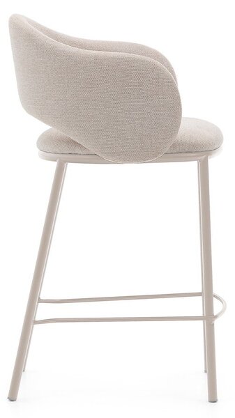 Kremowy hoker (wysokość siedziska 65 cm) Maina – Kave Home