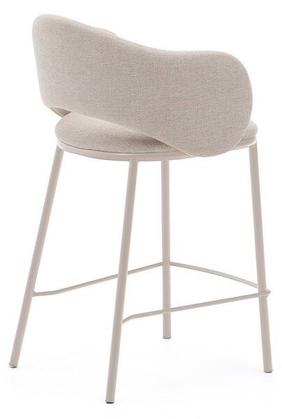Kremowy hoker (wysokość siedziska 65 cm) Maina – Kave Home
