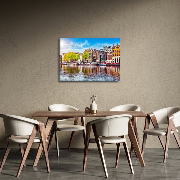 Obraz - Tańczące domy, Amsterdam (70x50 cm)