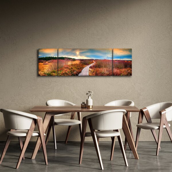 Obraz - Jesienna podróż krainą (170x50 cm)