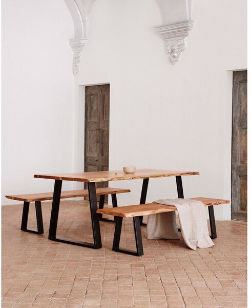 Stół z blatem z drewna akacjowego 90x160 cm Alaia – Kave Home