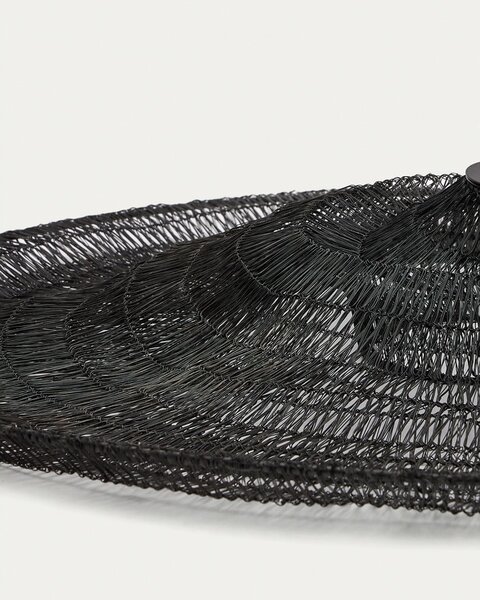 Czarna lampa wisząca ø 87 cm Makai – Kave Home