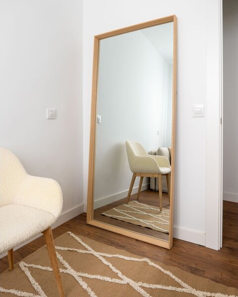 Lustro ścienne 80x180 cm Nerina Natural – Kave Home