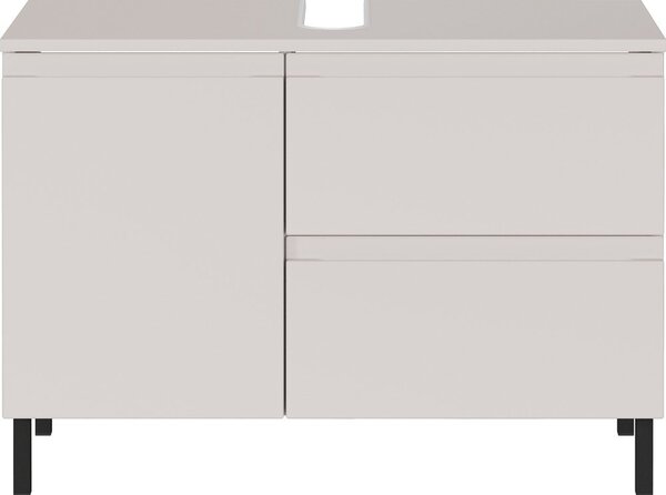 Kremowa niska szafka pod umywalkę 80x56 cm Salinas – Germania