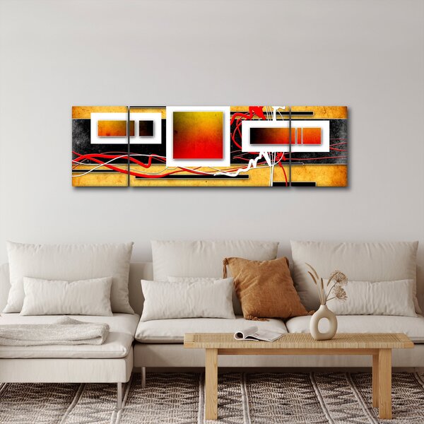Obraz - Abstrakcja (170x50 cm)