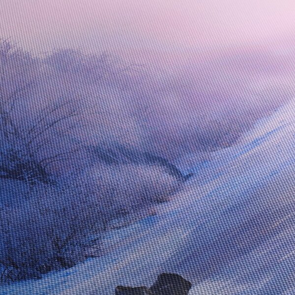 Obraz - Zamarznięta rzeka (170x50 cm)