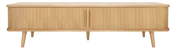 Szafka pod TV w dekorze dębu w naturalnym kolorze 178x50x40 cm Rove – Woodman