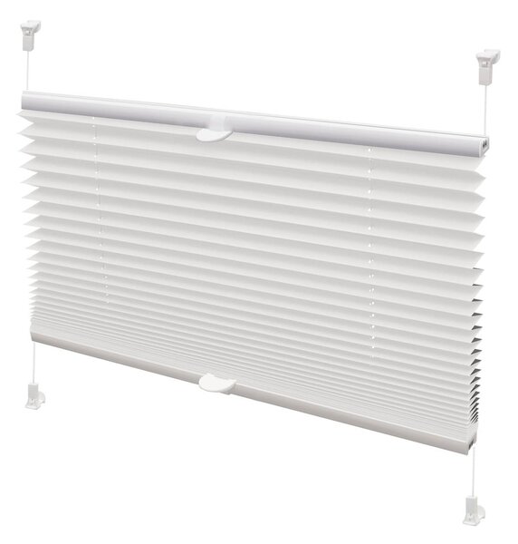 Biała roleta 42,5x150 cm Plisé Verona – Gardinia