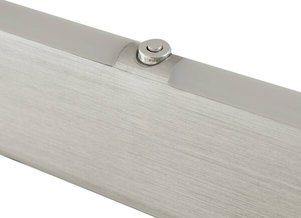 Lampa wisząca Arvon Lucande, możliwość ściemniania, aluminiowy / szary / cynkowy, salon / jadalnia, metal, nowoczesny