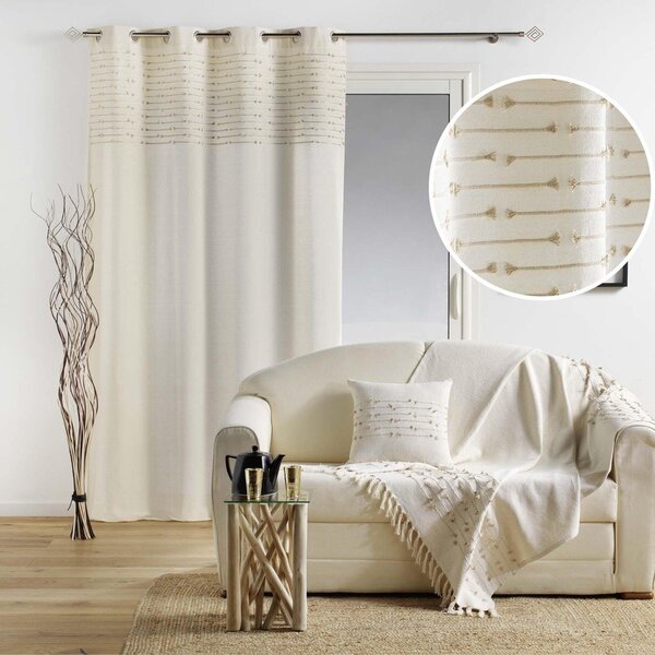 Beżowa bawełniana zasłona 140x240 cm Golden Sunset – douceur d'intérieur