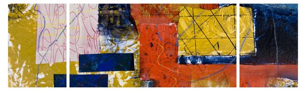 Obraz - Abstrakcja (170x50 cm)