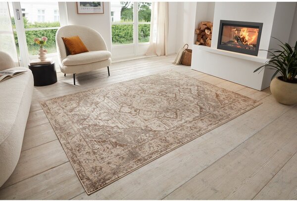 Szary/beżowy dywan 120x170 cm Terrain Designer Sand – Hanse Home