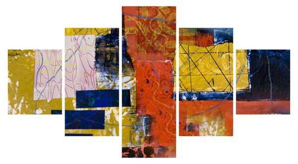 Obraz - Abstrakcja (125x70 cm)