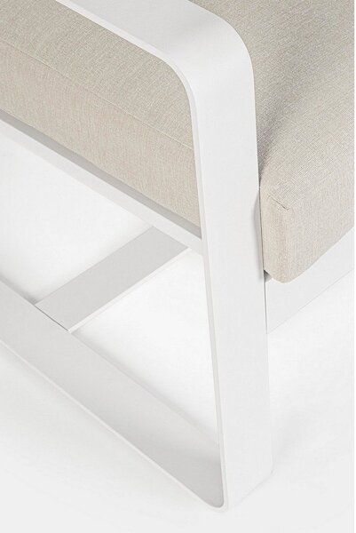 Biała aluminiowa sofa ogrodowa Merrigan – Bizzotto