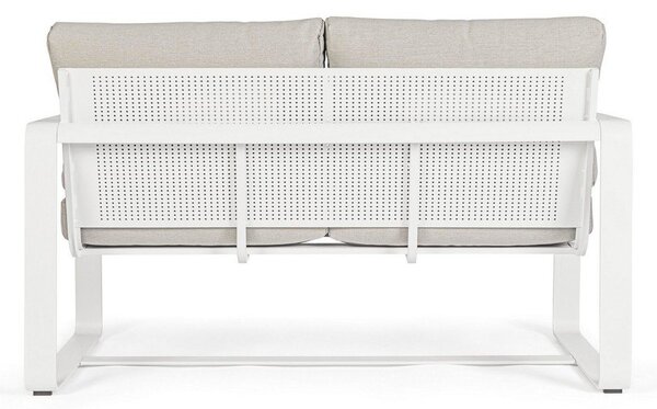 Biała aluminiowa sofa ogrodowa Merrigan – Bizzotto