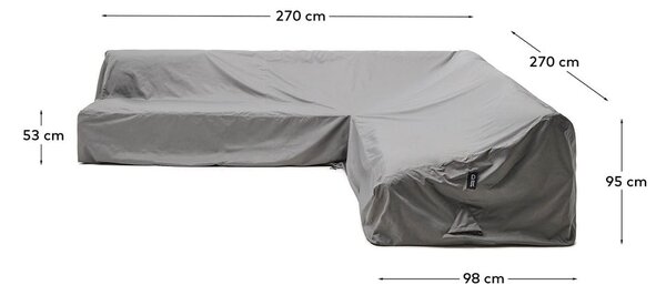 Pokrowiec na meble ogrodowe 270x270x95 cm Iria – Kave Home