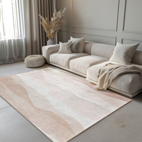 Kremowy dywan odpowiedni do prania 80x150 cm Komodo Beach – Mila Home