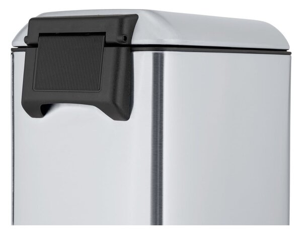 Kosz na śmieci z pedałem ze stali nierdzewnej w kolorze srebra 12 l Design – Wenko
