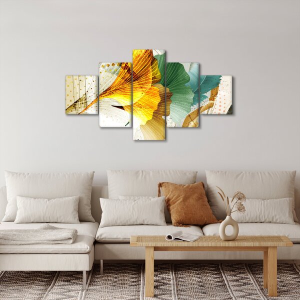 Obraz - Liście (125x70 cm)