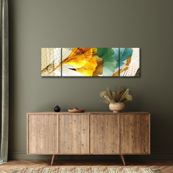 Obraz - Liście (170x50 cm)