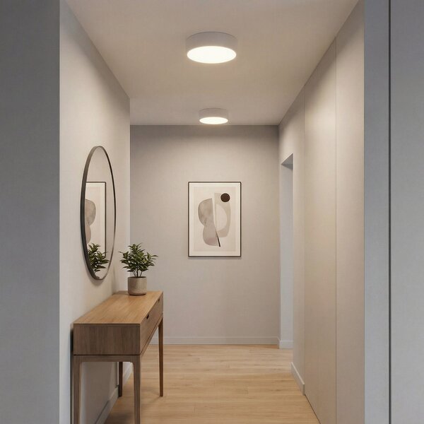 PLAFON LAMPA SUFITOWA BIAŁA NOWOCZESNA ORBO D30