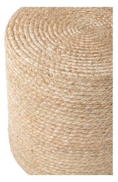 Puf w naturalnym kolorze Jutta Gold – Hanse Home