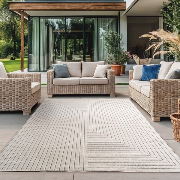 Kremowy dywan odpowiedni na zewnątrz 160x230 cm Nova 1202 – Ayyildiz Carpets