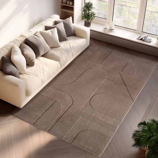 Beżowy dywan odpowiedni do prania 120x170 cm Pompei 1614 – Ayyildiz Carpets