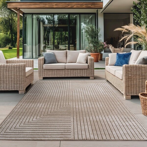 Beżowy dywan odpowiedni na zewnątrz 80x150 cm Nova 1202 – Ayyildiz Carpets