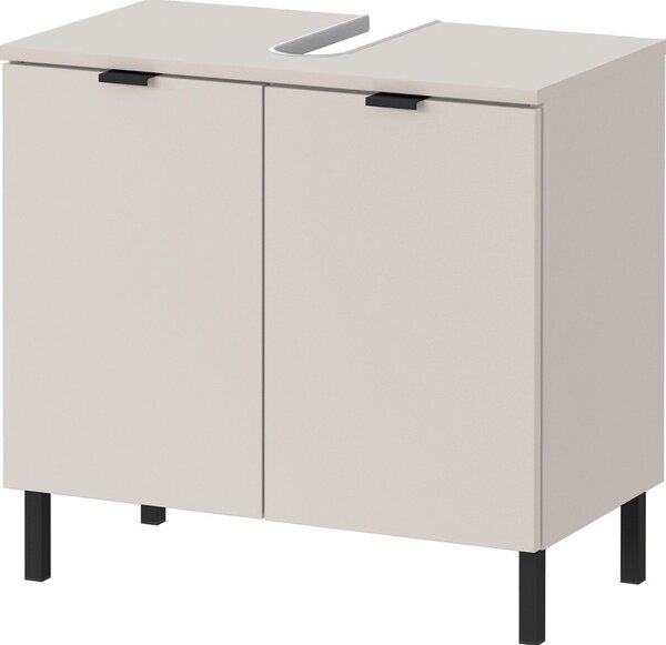 Kremowa szafka pod umywalkę 60x56 cm Arcena – Germania