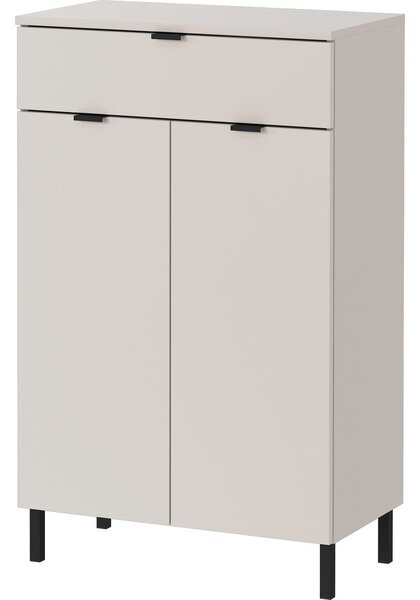 Kremowa wysoka szafka łazienkowa 60x97 cm Arcena – Germania