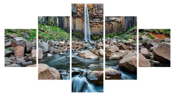 Obraz - Wodospad Svartifoss, Islandia (125x70 cm)