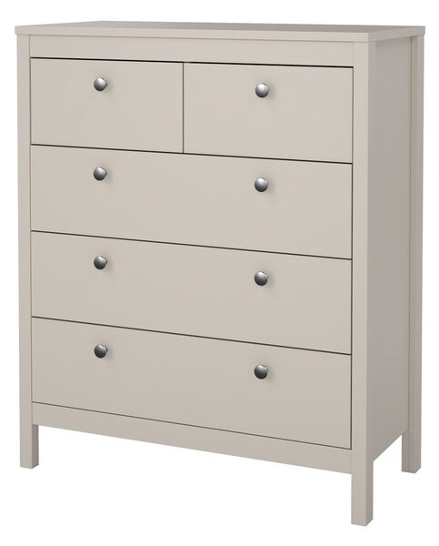 Szarobeżowa komoda 82x99x38 cm Madrid – Tvilum