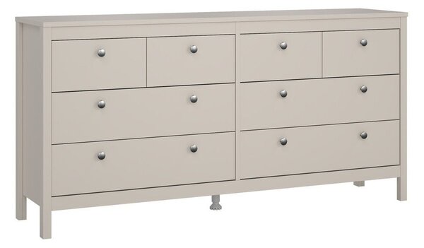Szarobeżowa komoda 159x80x38 cm Madrid – Tvilum