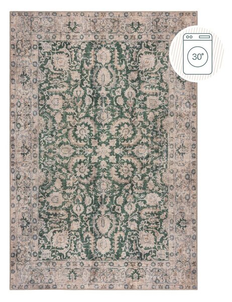Zielony dywan odpowiedni do prania 190x290 cm Beau Floral – Flair Rugs