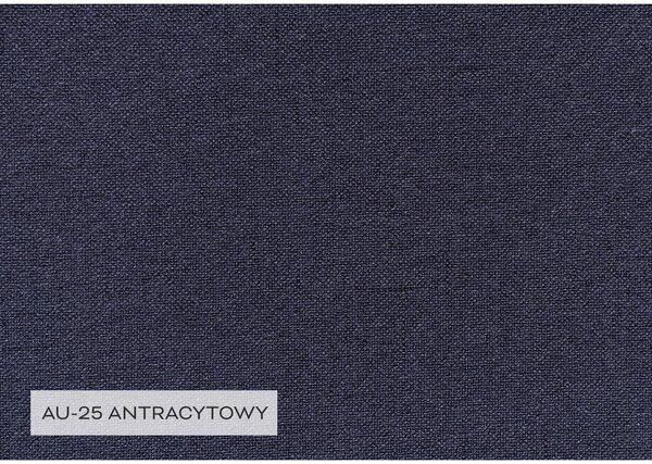 Antracytowy rozkładany/ze schowkiem narożnik (prawostronny/w kształcie litery L) Classy Sophie – Miuform