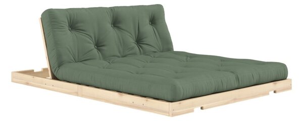 Zielona rozkładana sofa 145 cm Flip – Karup Design