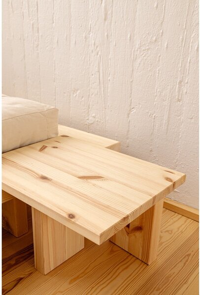 Brązowa szafka nocna z litego drewna sosnowego Japan – Karup Design