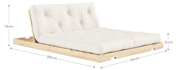 Ciemnoniebieska rozkładana sofa 145 cm Flip – Karup Design