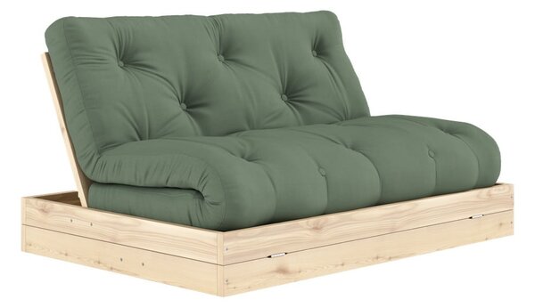 Zielona rozkładana sofa 145 cm Flip – Karup Design
