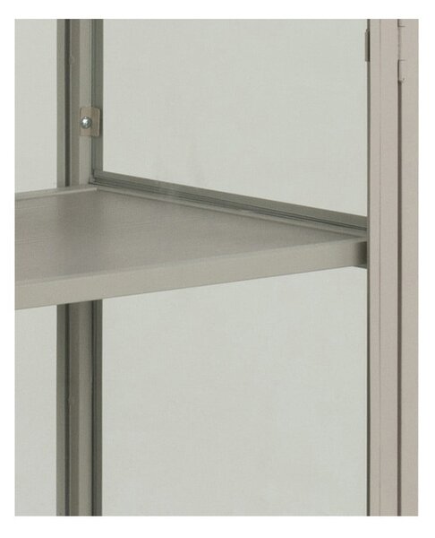 Szara witryna 77x186x35 cm Seaford – Actona