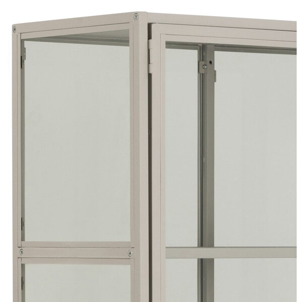 Szara witryna 77x186x35 cm Seaford – Actona