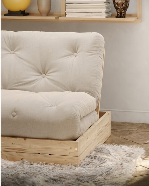 Ciemnoniebieska rozkładana sofa 145 cm Flip – Karup Design