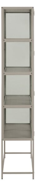 Szara witryna 77x186x35 cm Seaford – Actona